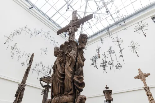 Sakralinio meno lobiai Čiurlionio muziejuje / R. Tenio nuotr.