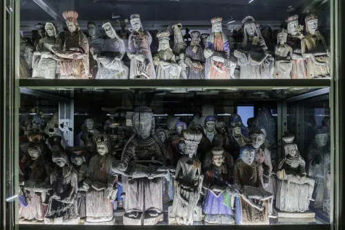 Sakralinio meno lobiai Čiurlionio muziejuje / R. Tenio nuotr.