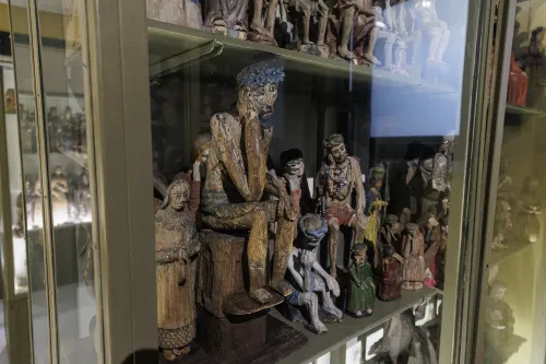 Sakralinio meno lobiai Čiurlionio muziejuje / R. Tenio nuotr.