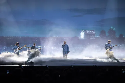 Grupė „Katarsis“ antrajame pusfinalyje / J. Kalinsko / Delfi nuotr.