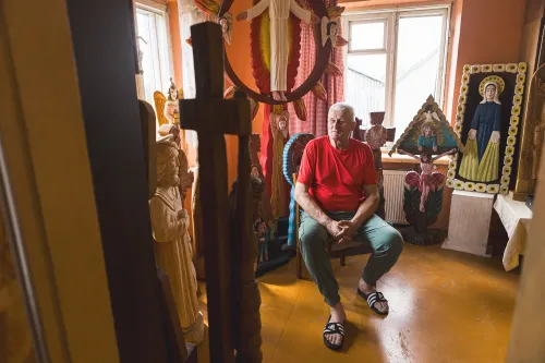 Medžio drožėjas / R. Tenio nuotr.