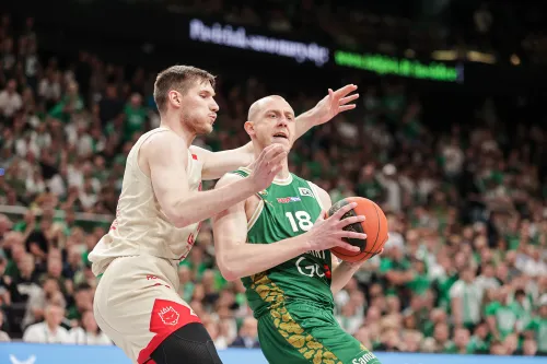 Žalgiris - Rytas. Ąžuolas Tubelis, Alenas Smailagičius / R. Tenio nuotr.