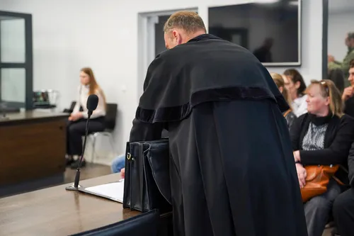 S. Liudžio baudžiamoji byla Kauno apygardos teisme (I. Klimavičiūtės nuotr.)