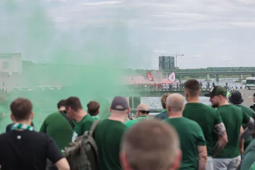 „Žalgirio“ ir „Ryto“ fanai / R. Tenio nuotr.