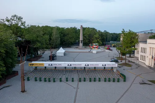 Pasiruošimas Justin Timberlake koncertui stadione / Kas vyksta Kaune nuotr.