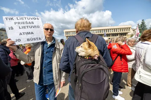 Mitingas prieš NT mokestį / J. Kalinsko, ELTOS nuotr.