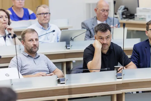 Tarybos nariai Šarūnas ir Dainius Matijošaičiai / R.Tenio nuotr.