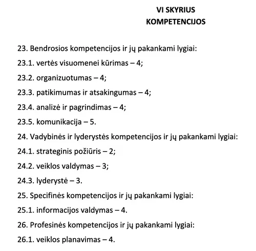 Vertinimo kriterijai / Kaunas.lt pav.