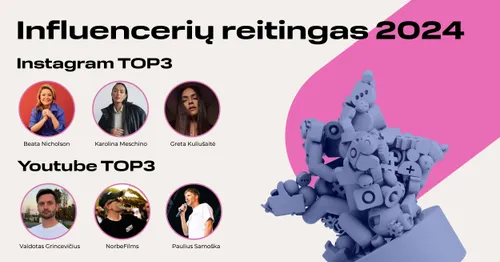 top3 instagram ir youtube kurejai