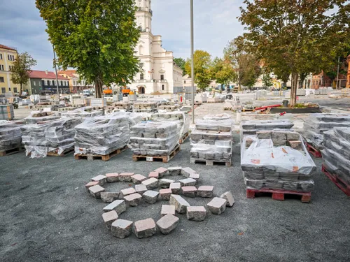 Rotušės aikštės rekonstrukcija / R. Tenio nuotr.