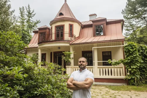 L. Poškaičio sumedžioti tauriojo elnio ragai / E. Bartulio nuotr.