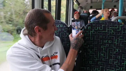 Užlietų kaimų istorijos Kauno rajono autobusuose / Organizatorių nuotr.