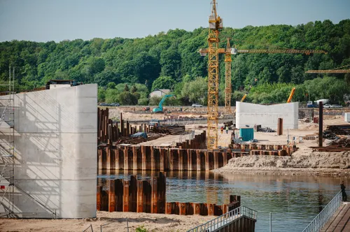 Kėdainių tilto statybos / Kauno savivaldybės nuotr.