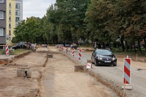 Geležinio Vilko gatvės remontas / R. Tenio nuotr.