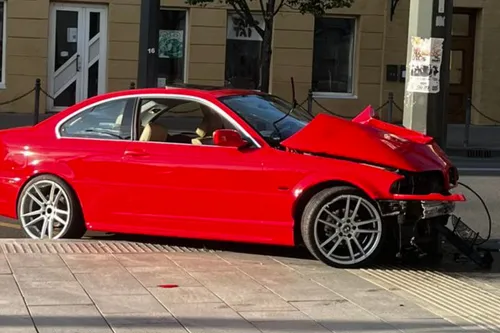 „BMW“ skrydis Kaune / Skaitytojų nuotr.