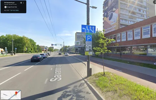 Mokamo parkavimo vietos 2024 m. / Google Street View nuotr.