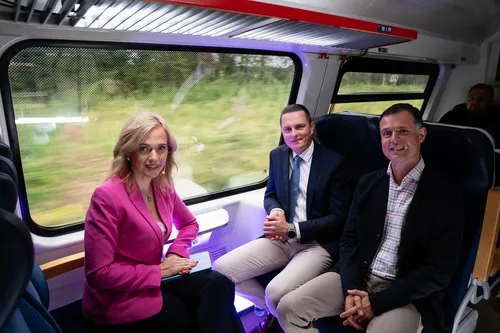 Moderatorė Živilė Kropaitė su pašnekovais. Karolinos Vilkelienės nuotr.