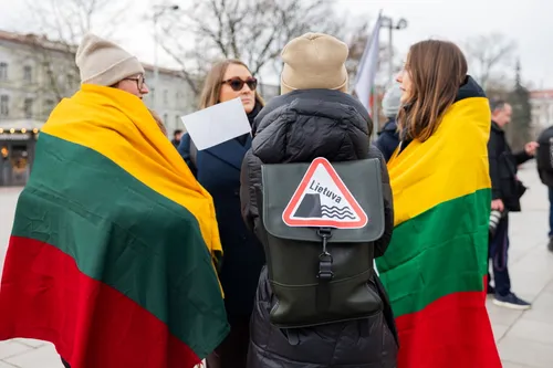 Kultūrininkų mitingas sostinėje / P. Peleckio / BNS nuotr.