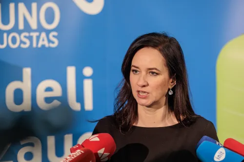 Inga Ruginienė / Kauno oro uosto naujo terminalo atidarymas / R. Tenio nuotr.