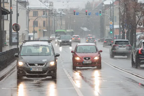 Sniegas Kaune / R. Tenio nuotr.