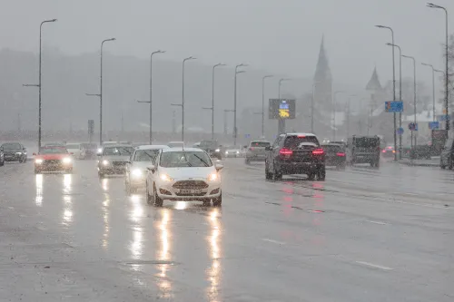 Sniegas Kaune / R. Tenio nuotr.