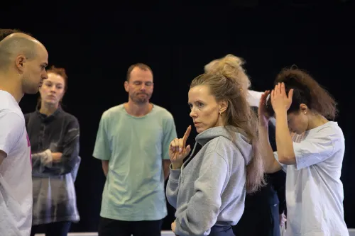 Lietuviškos Vėlinės. Repeticija. P. Gagaitės nuotr. (4)