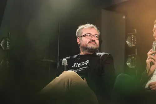 Žurnalistinio tyrimo pristatymas / R. Tenio nuotr.