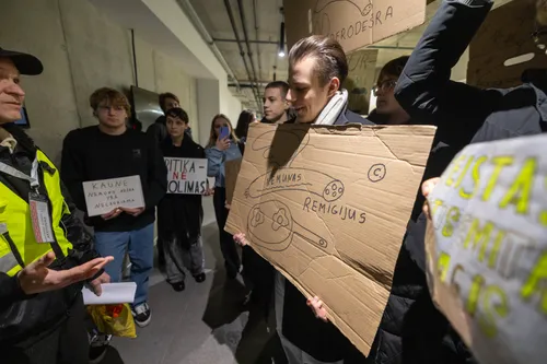 Remigijaus Žemaitaičio susitikimas Kaune / T. Biliūno / BNS nuotr.