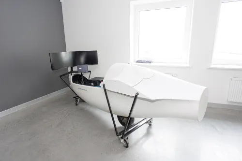 Lietuvos aviacijos muziejaus Skrydžio pažinimo centro simuliatoriai / R. Tenio nuotr.