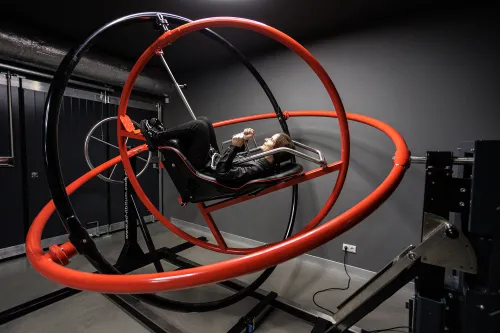 Lietuvos aviacijos muziejaus Skrydžio pažinimo centro simuliatoriai / R. Tenio nuotr.