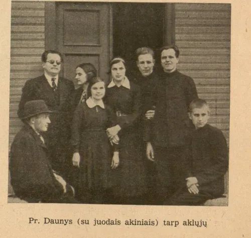 Daunys su mokiniais, 1939 m