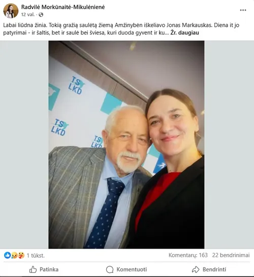 Soc. tinklų įrašas