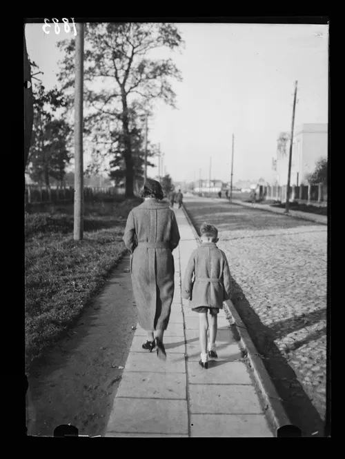 Vydūno alėja. Apie 1934 m. Fotografas Antanas Ingelevičius Lietuvos nacionalinis muziejus, ENeg 1883