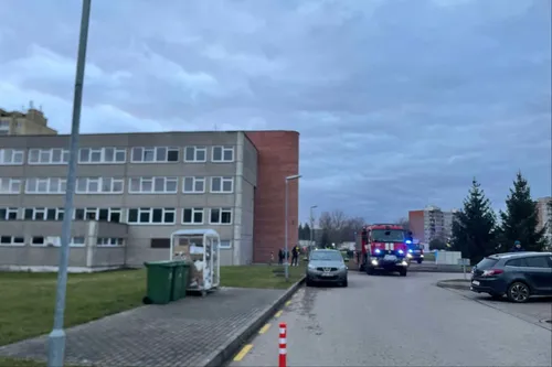 Gaisras Pramonės pr. / Skaitytojų nuotr.