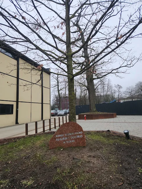 Kauno sporto halė, šlovės alėja / V. Mačiulio nuotr.