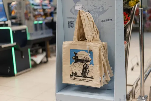 Dekoruoti pirkinių maišeliai