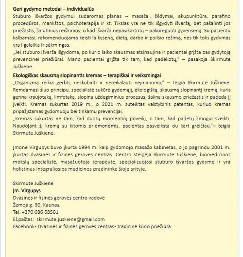 Kremo reklama / V. Grigaliūnienės nuotr.