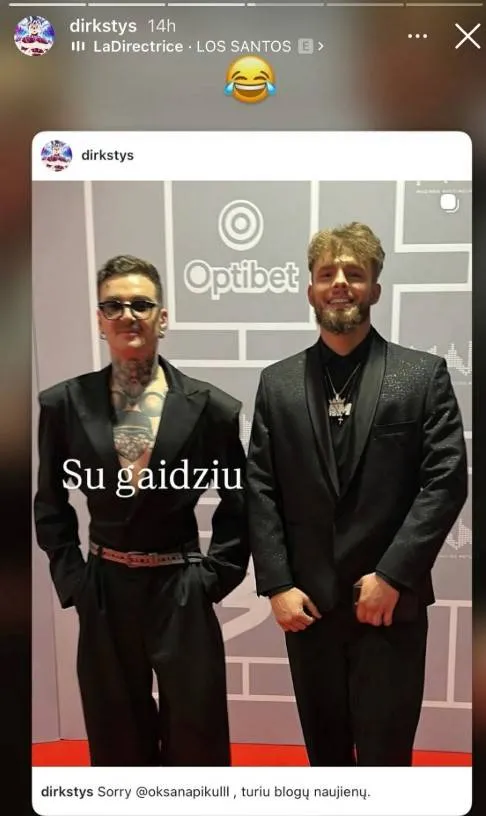 Naglis Bierancas, Dominykas Dirkstys / Instagram nuotr.