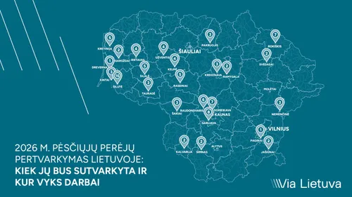 Pėsčiųjų perėjų pertvarkymas Lietuvoje