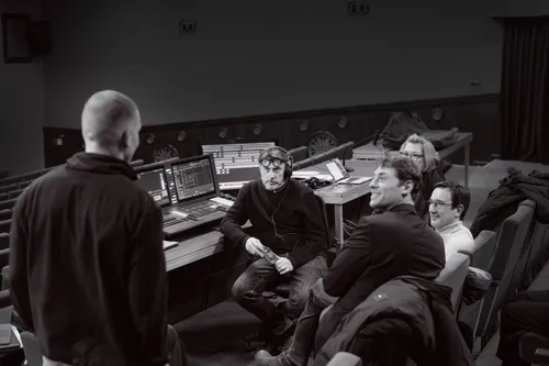 Prieš repeticiją / S. Baturos nuotr.