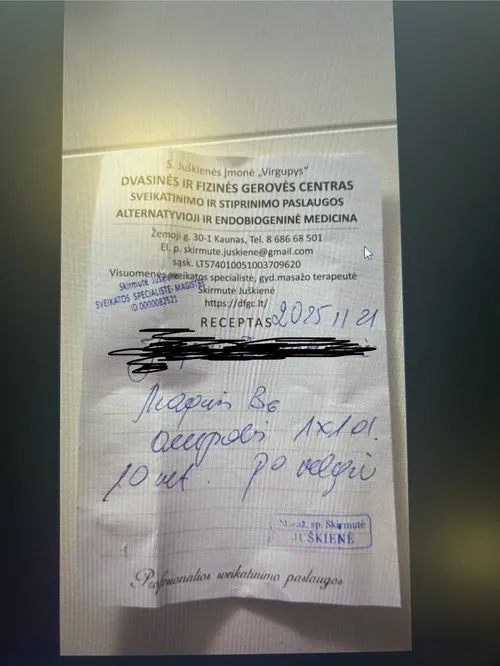 Receptas / Asm. albumo nuotr.