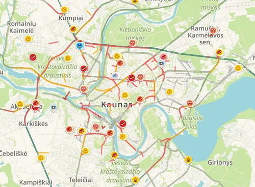 Spūstys / Waze nuotr.