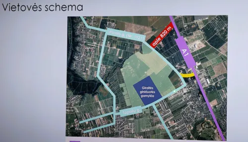 Vietovės schema / KRS nuotr.