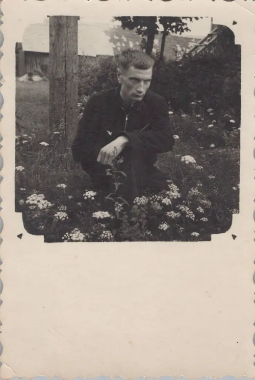 Albinas Kentra grįžęs iš lagerio. XX a. 6 deš. II p. / VDKM archyvas