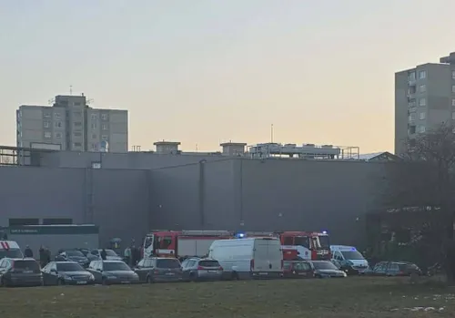 Gaisras Šiaurės pr. / Skaitytojų nuotr.