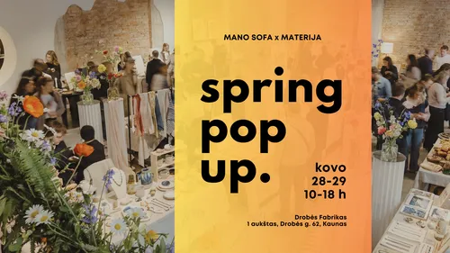 Mugė „SPRING POP UP“ / Organizatorių nuotr.