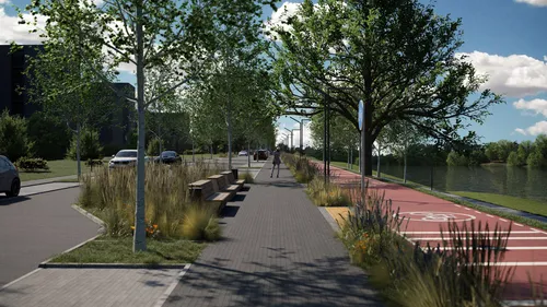 Planuojama gatvė Nemuno krantinėje / Kaunas.lt nuotr.