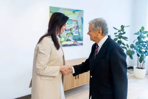 Premjerė susitiko su JAV Prezidento specialiuoju pasiuntiniu / L. Penek / LRVK nuotr.