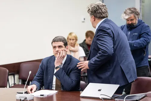 Remigijus Žemaitaitis VRK posėdyje / P. Peleckio / BNS nuotr.