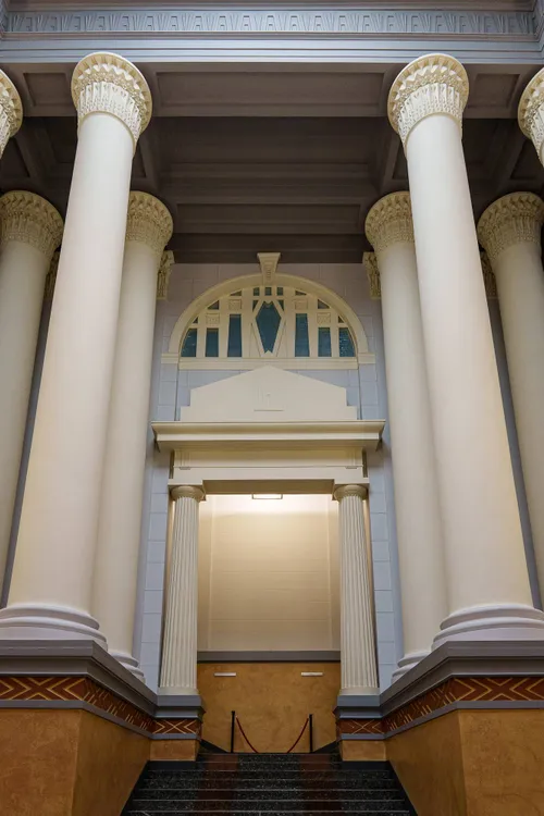 Centre matyti Gediminaičių stulpai / R. Tenio nuotr.